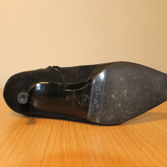 Black Chanel Size 38 Ankle Boots - Picture 8 of 10